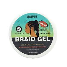 Goiple: Strong Hold Braid Gel for Braids 16 OZ
