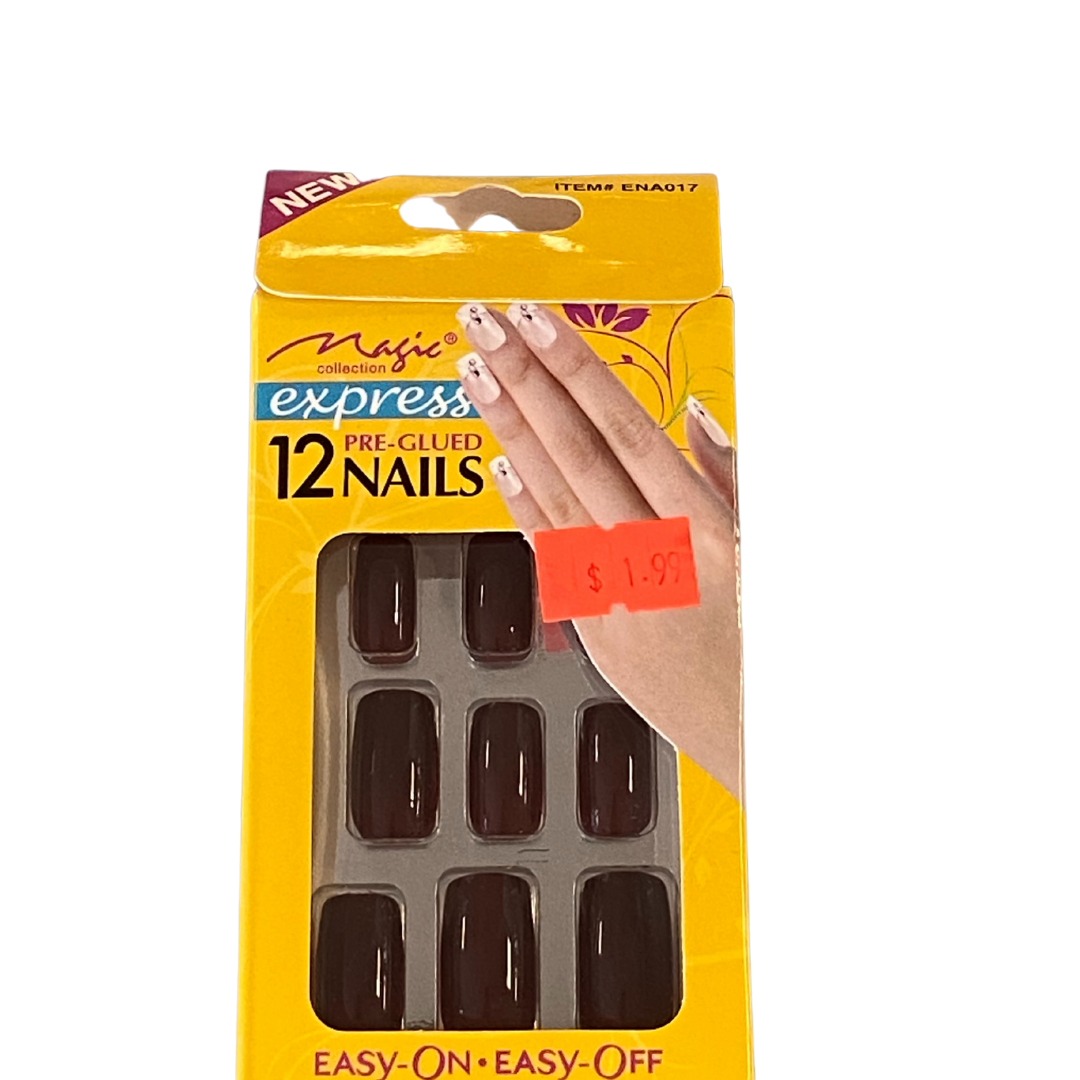 Magic Collection: Pre-Glued 12 Nails