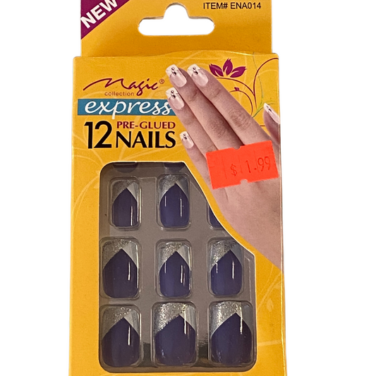 Magic Collection: Pre-Glued 12 Nails
