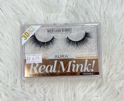 Aura: Luxurious Real Mink Lash