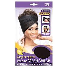 Qfitt: Adjustable Velcro Mesh Wrap Black