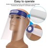 Full Face Shield,Protective Face Shield Anti Splash and Saliva Clear