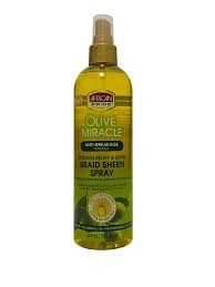 African Pride: Olive Miracle Braid Sheen Spray