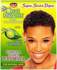 African Pride Olive Miracle Deep Conditioning Texturizer Kit