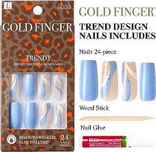 GoldFinger: TRendy GD03 Nails