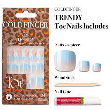 GoldFinger: Trendy Toe Nails GDT02