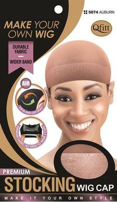 Qfitt: Make Your Own  Premium Wig Stocking Wig Cap Auburn