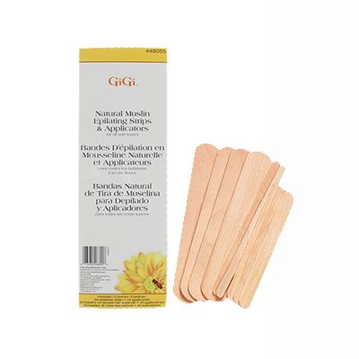 Gigi: Natural Muslin Epilating Strips & Applicators