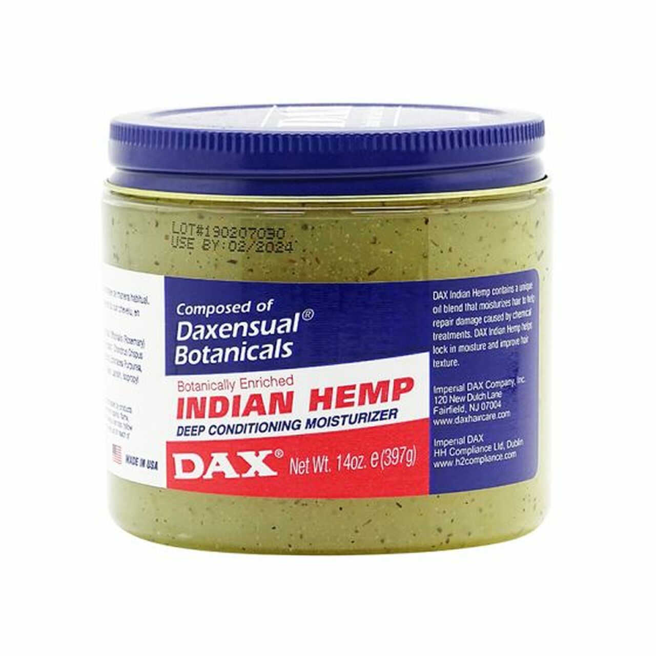 Dax: Indian Hemp Deep Conditioning Moisturizer