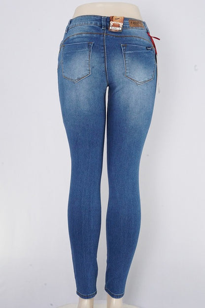 Blue Denim Woman Style Jeans