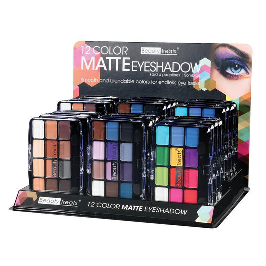Beauty Treats: 12 Color Matte Eyeshadow