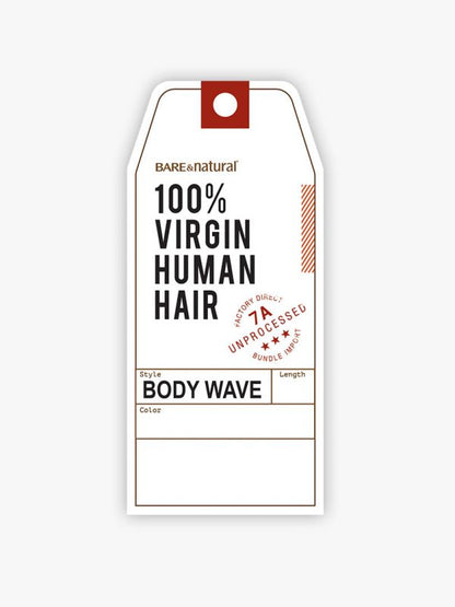 Bare & Natural: 100% Virgin Human Hair - Straight, Deep, Body Wave, Bohemian & Pineapple
