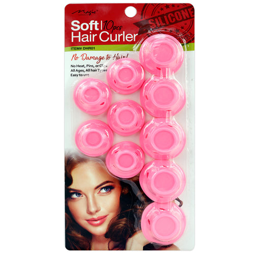 Magic Collection: Soft 10pcs Hair Curler