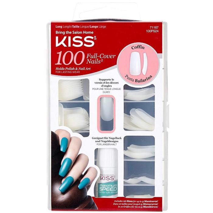 Bring the Salon Home Kiss: 100 Full Cover Nails