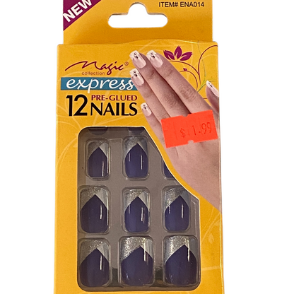 Magic Collection: Pre-Glued 12 Nails