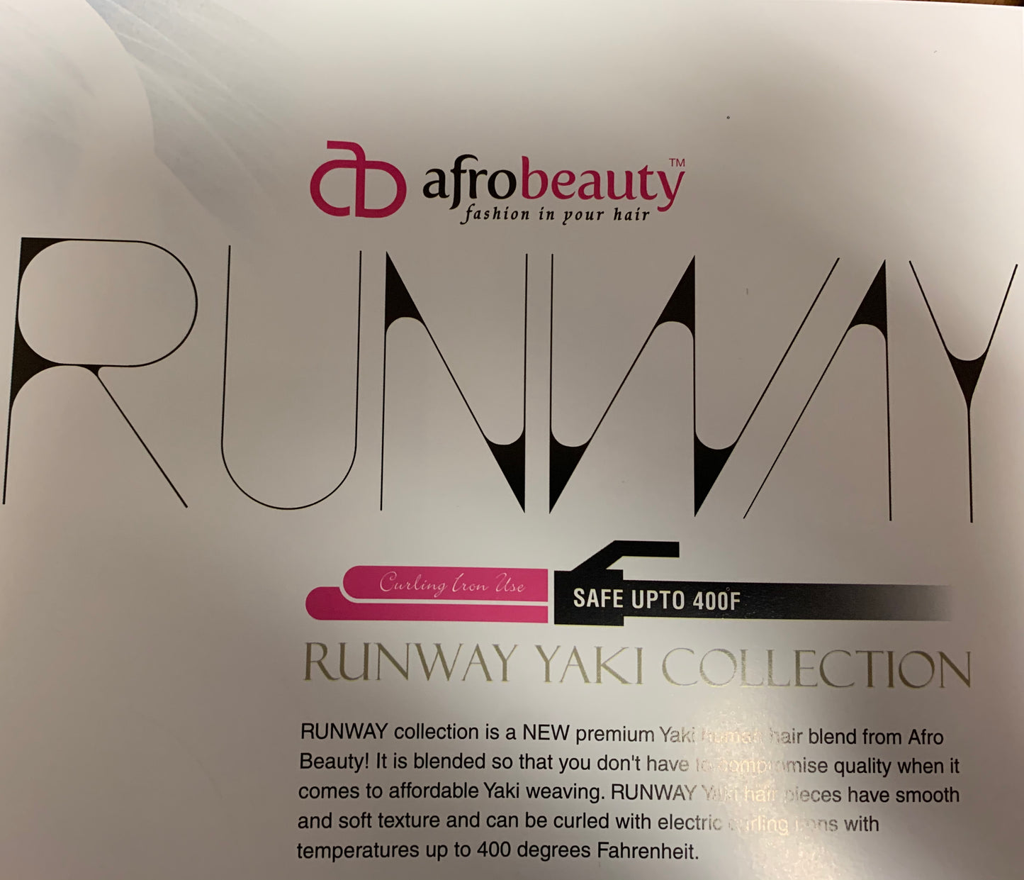 Afro Beauty: Runway Weave Human Hair Blend