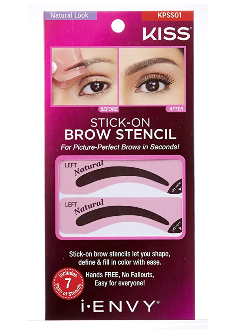 I Envy by Kiss: Stick-On Brow Stencil 1 Pack