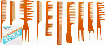 Stella Collection: 10PC Comb Set Assorted-Styling Combs