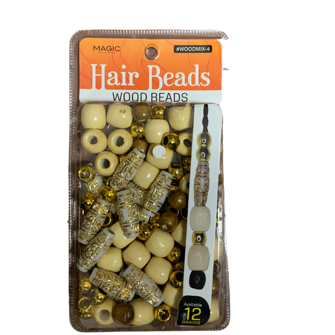 Magic Collection: Hair Beads Wood Beads