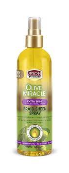 African Pride: Olive Miracle Braid Sheen Spray