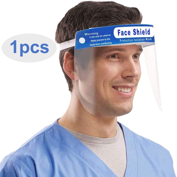 Full Face Shield,Protective Face Shield Anti Splash and Saliva Clear