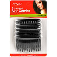 Magic Collection: 5 Small Black Side Combs