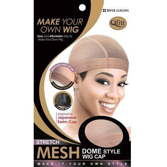 Qfitt: Make Your Own Wig Mesh Dome Cap XL Auburn