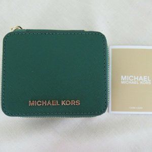 Michael Kors Small Jewelry Case  - Green