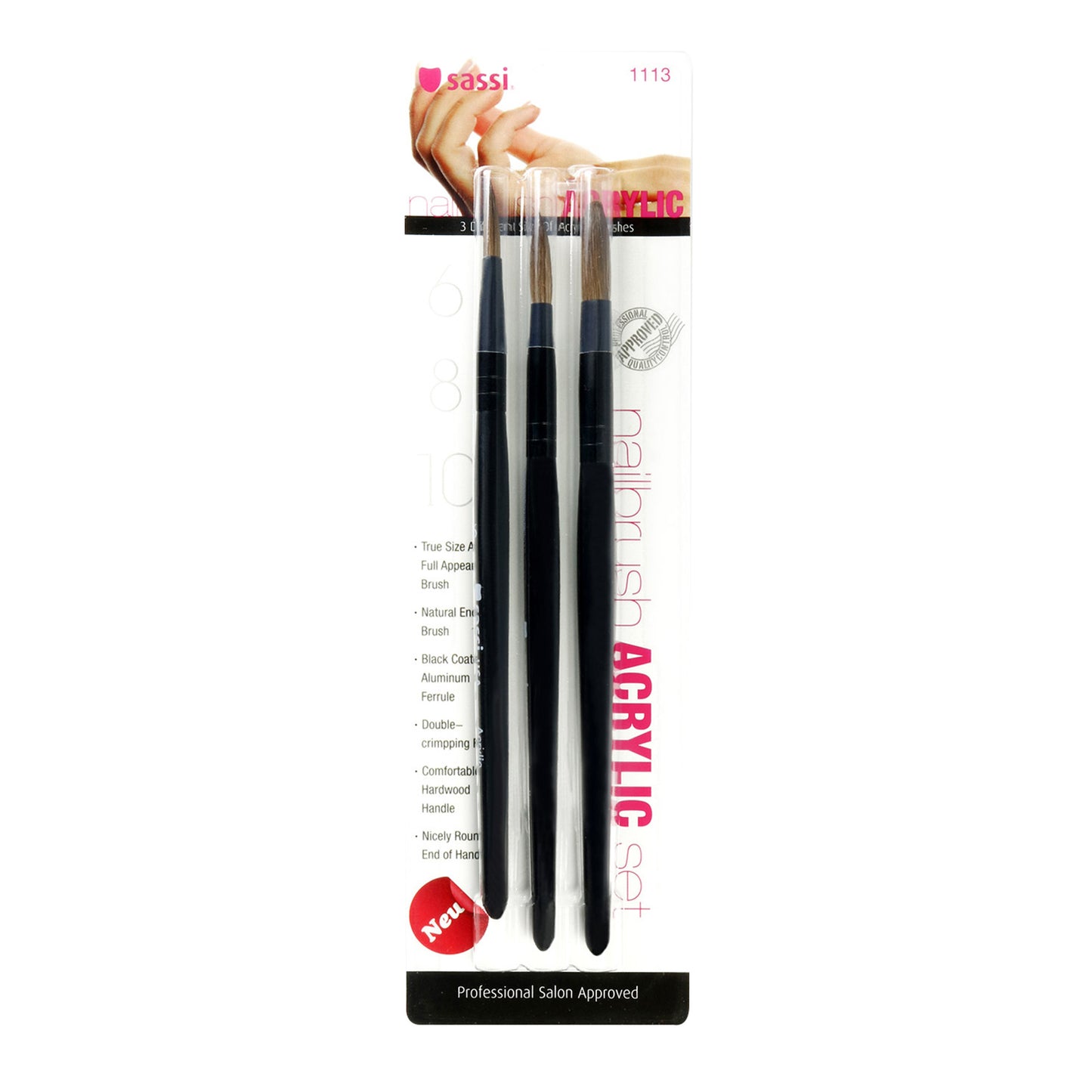 Sassi: Nail Brush Acrylic