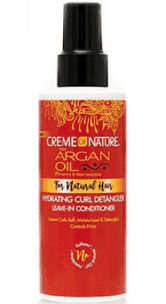 Creme of Nature: Argan Oil Hydrating Curl Detangler Leave in Conditioner, 5.1 oz
