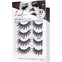 Kiss: Lash Couture Collection Triple Push Up Collection 4pack