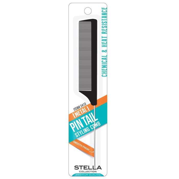 Stella Collection: Metal Pin Tail Styling Comb